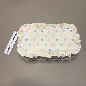 Stoney Clover Polka Dot Ruffle Small Pouch